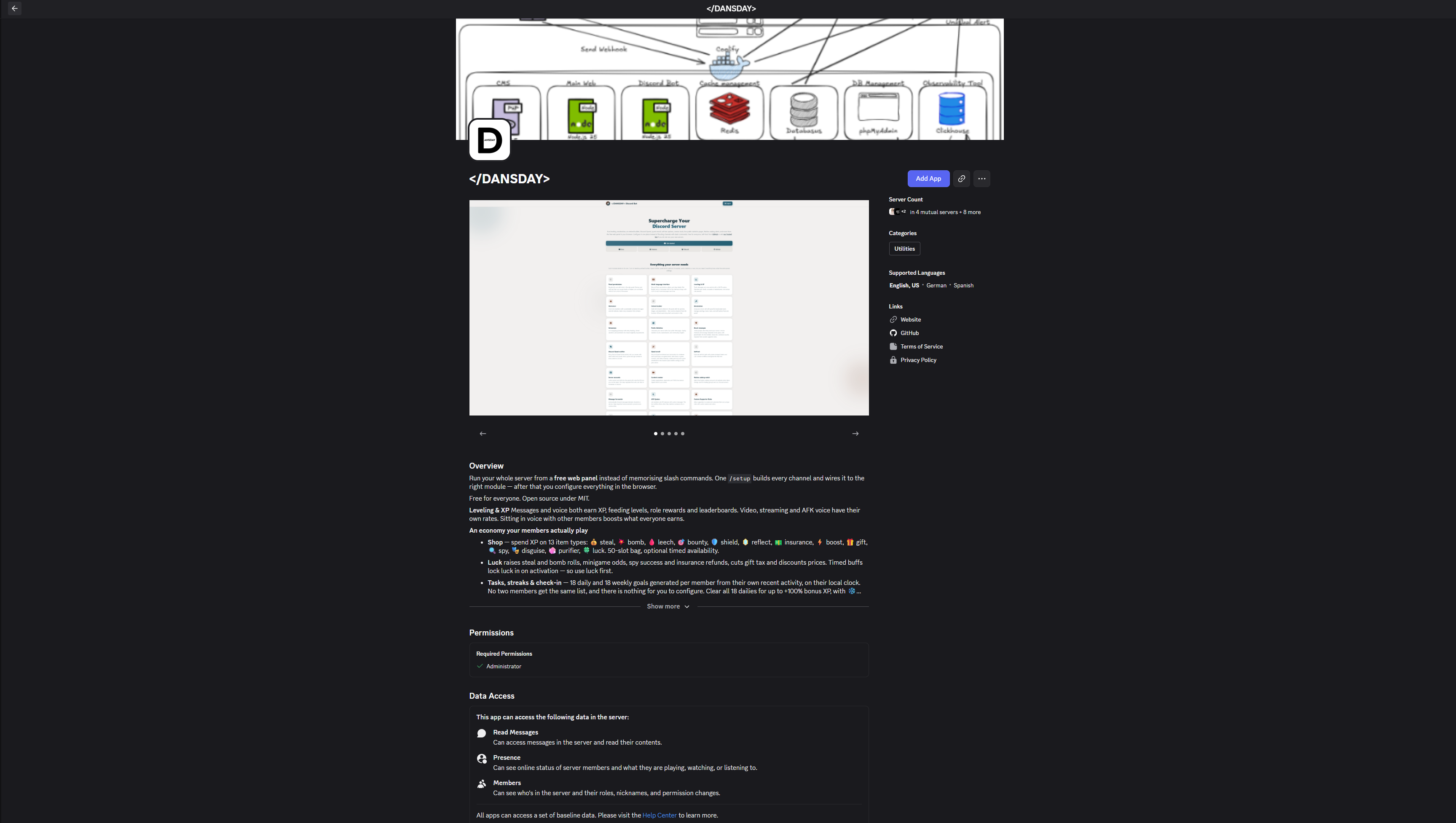 540 Lines to an Official Discord Application